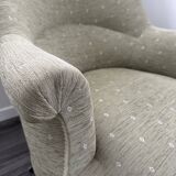 19th-century crapaud armchair