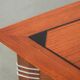 Luxury design side/coffee table in triangular shape in Art Deco style