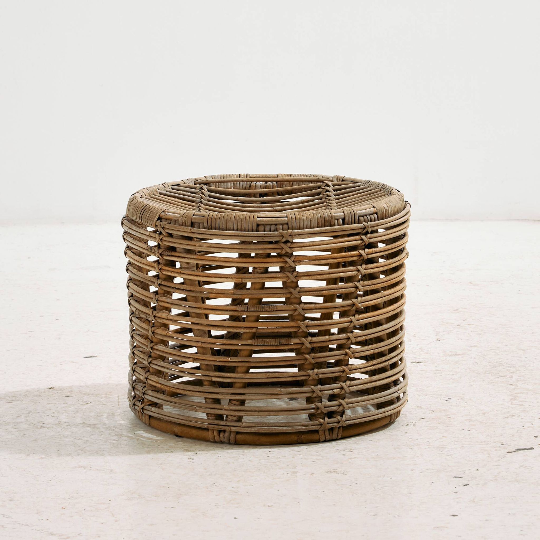 Rattan and bamboo set, Set of 2