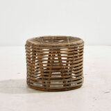 Rattan and bamboo set, set of 2
