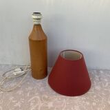 Lampe de table ikea design de Suède en bois massif clair avec abat-jour