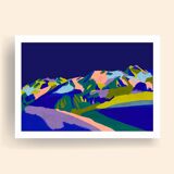 La plagne - limited edition art print (a3)