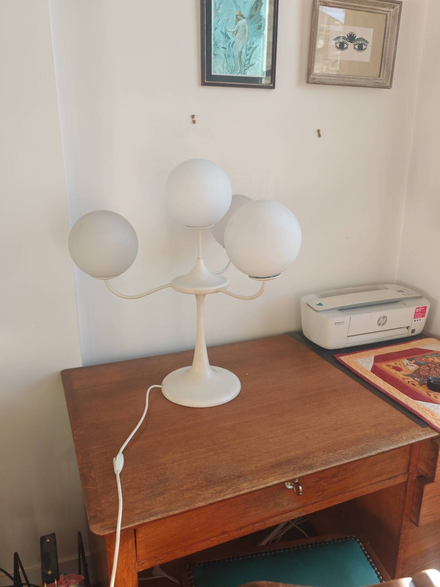 Rare Sputnik Lamp by E.R. Nele - Space Age Design from the 60s/70s