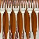Christofle Cluny model fish cutlery, 12 forks, 12 knives, very good condition