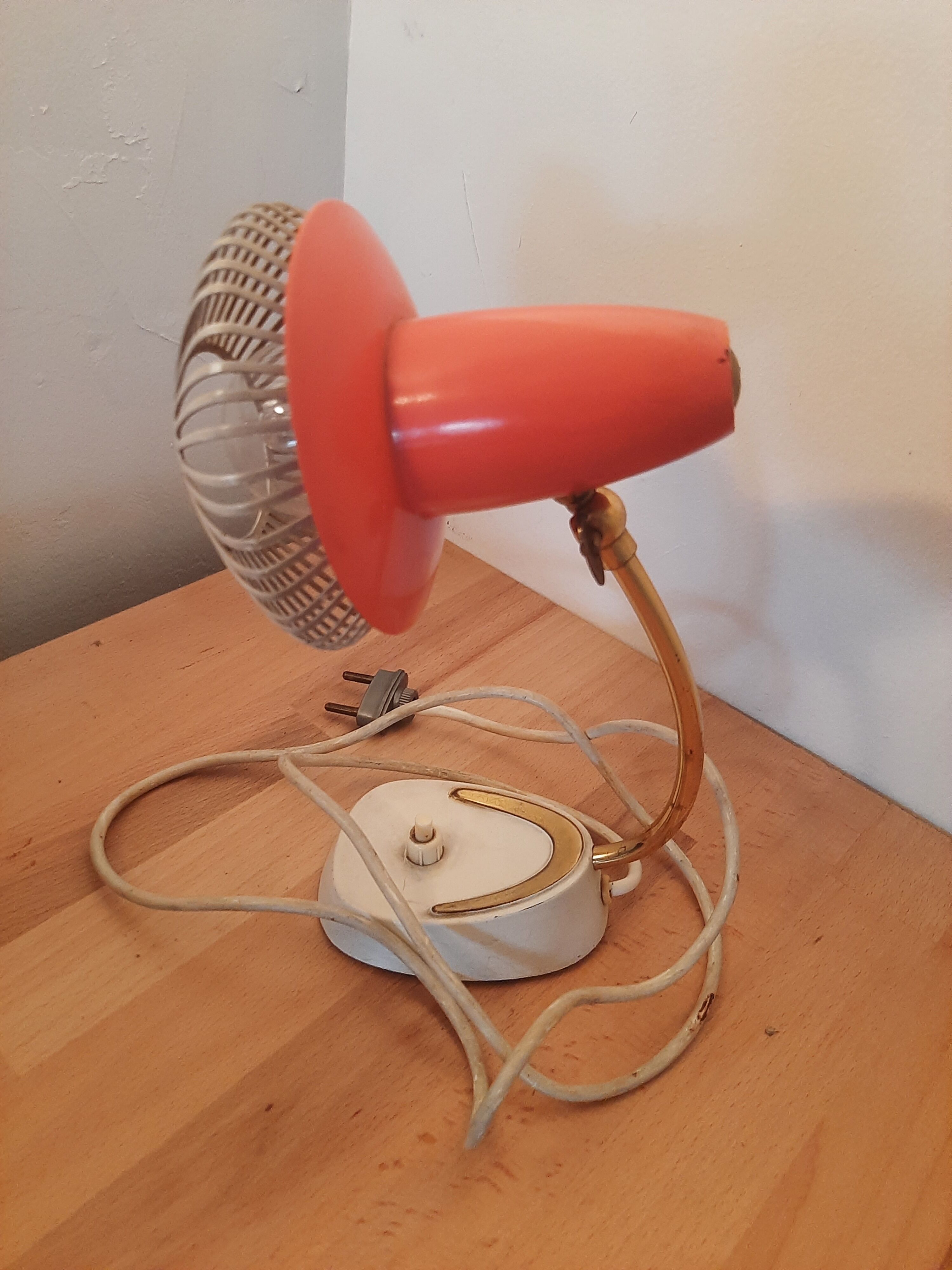 Swiss adjustable vintage modernist bedside lamp