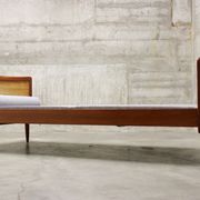 Mid-Century Single Teak Bed, 1960s