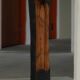 Large wooden sculpture "Black Elegance" by Ole Wettergren, Denmark, 1990s.