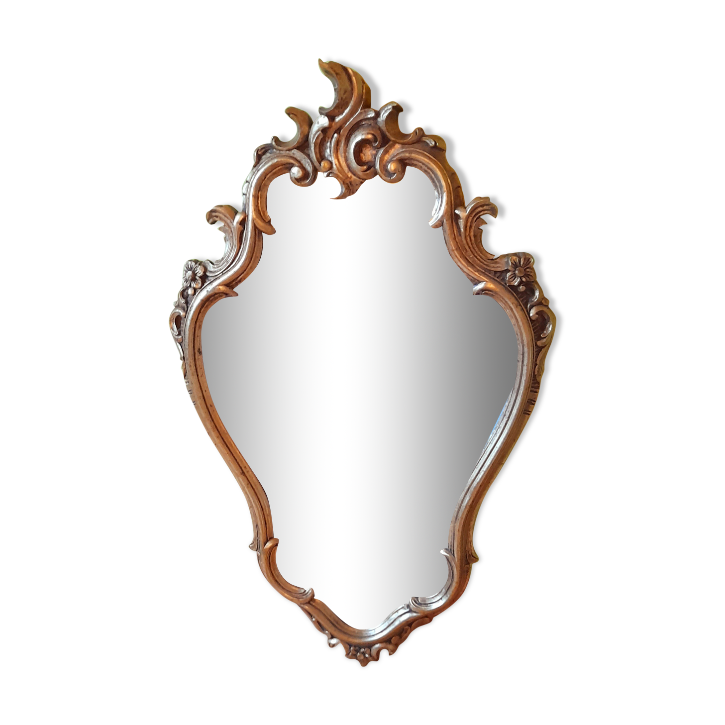 Gilded baroque mirror