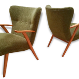 Pair of chairs WING Zig Zag cocktail vintage 50 60 year