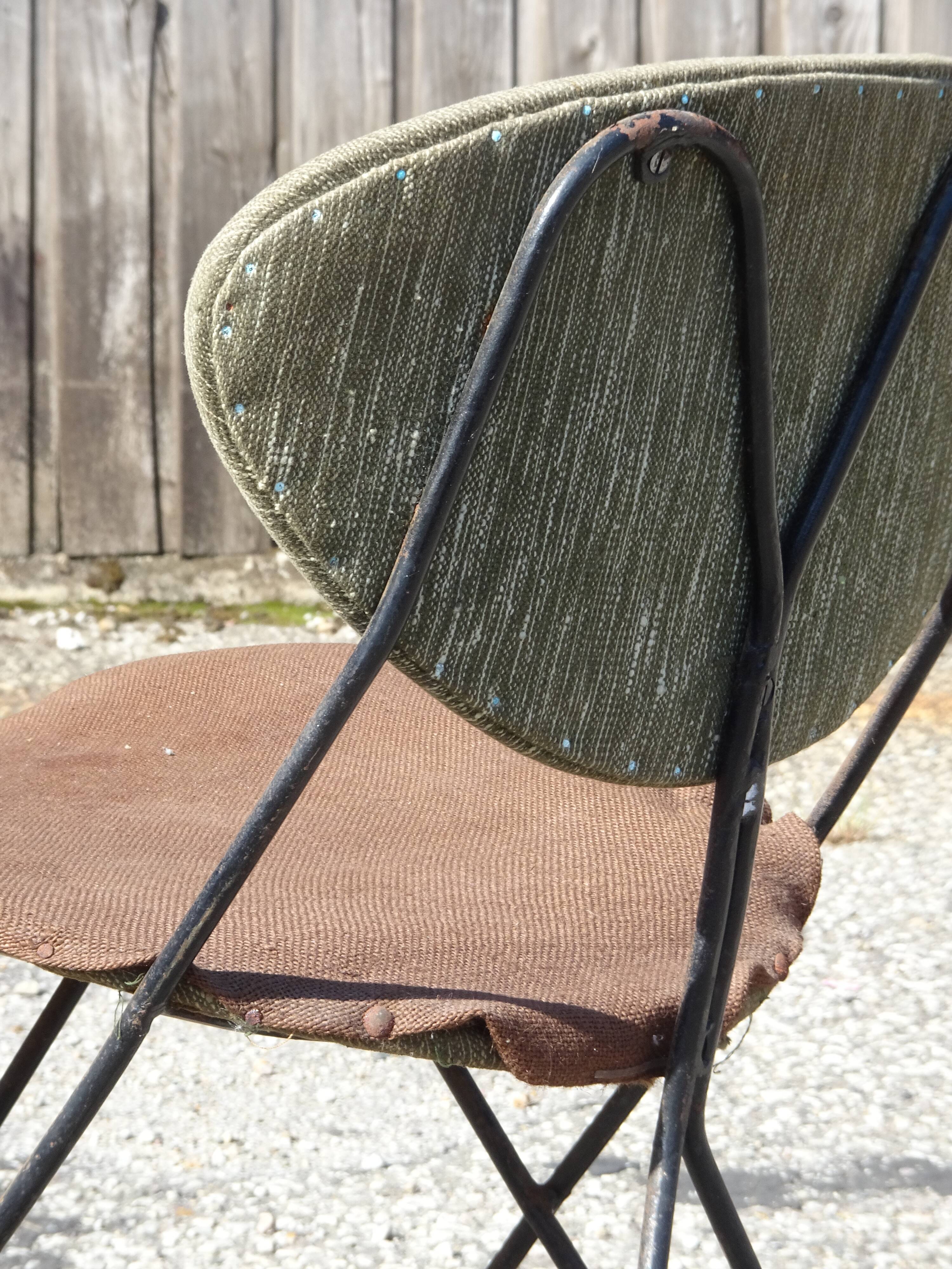 Chair by Raoul Guys, model Anthony, Airborne edition, around 1954.
