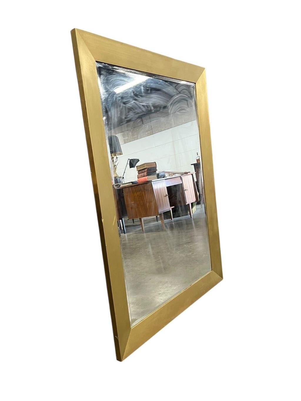 Miroir XL doré vintage