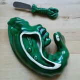 Vintage shrimp butter  dish