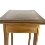 Large wooden pedestal table