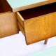 Restored Mid-Century Nightstands & Dressing Table, Czechoslovakia, 1960s