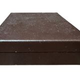 Set of 12 silver-plated metal dessert forks from the Nicolet Orléans brand