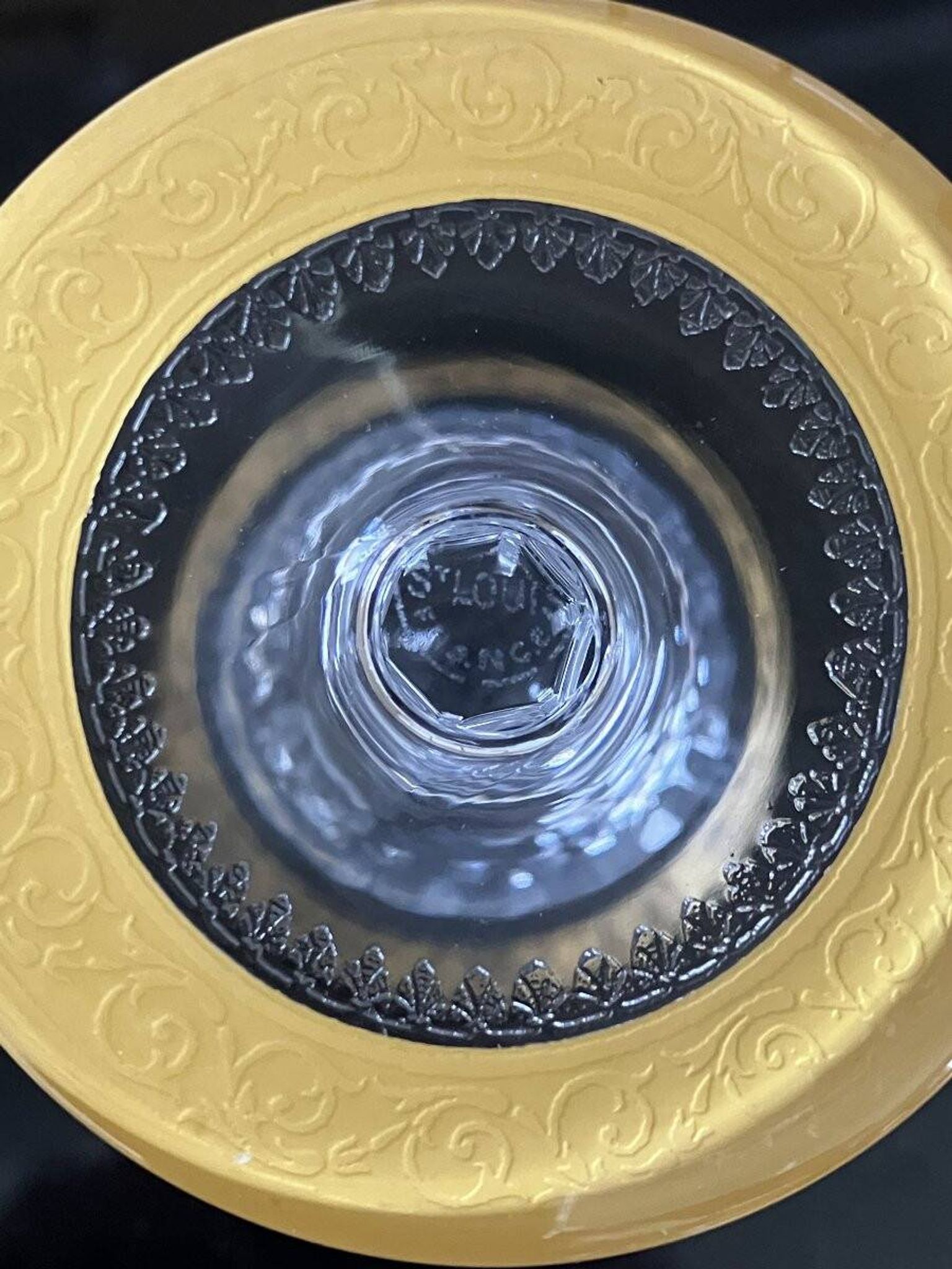 Service en cristal saint louis de 40 verres - collection "thistle"