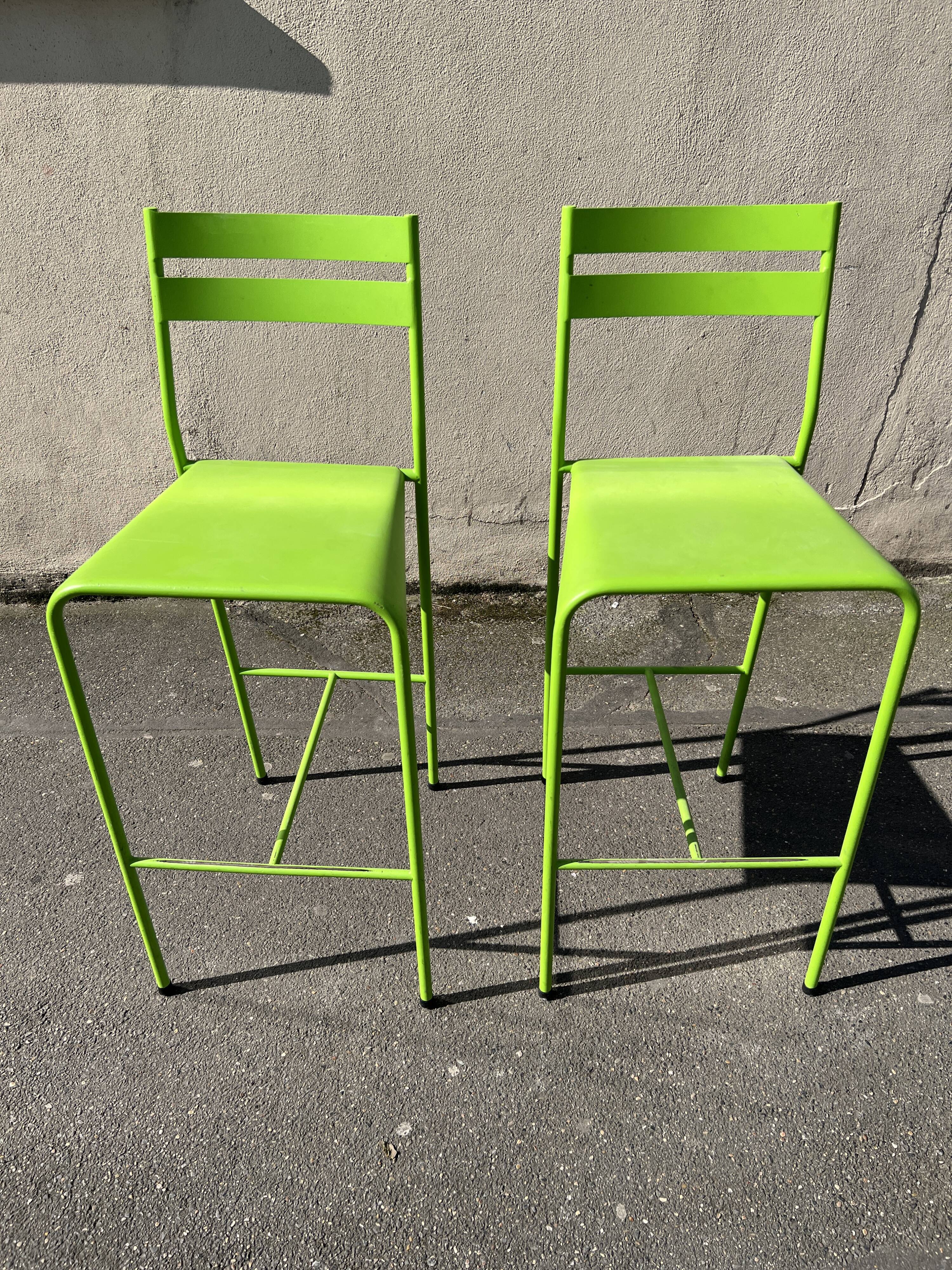 Set of 2 fermob high stools