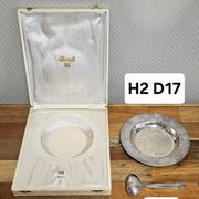 Christofle – Service à bouillie / porridge en métal argenté – Coffret d’origine –