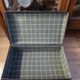 Duo of vintage dark brown suitcases "Mother Big and her little chaperone"