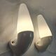 Pair of Art Deco ceramic wall lights by S.Bernadotte