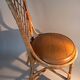 Chaise en rotin et bambou 1950/1960.