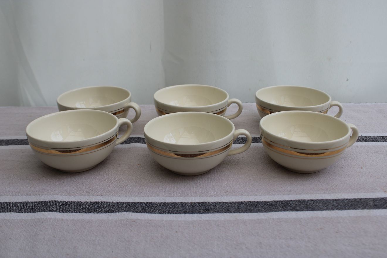 Set of 6 villeroy and boch coffee cups