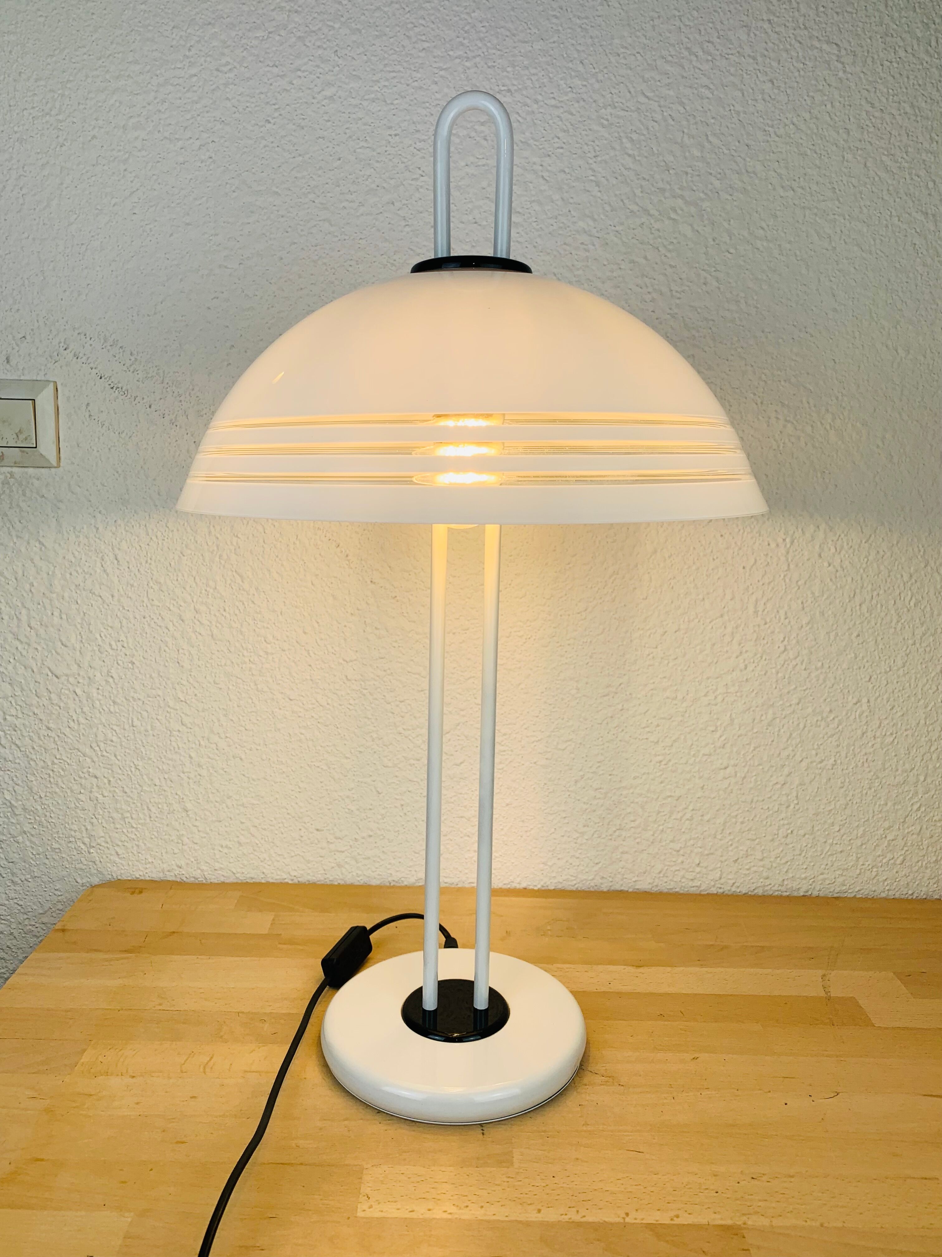 Mushroom lamp Wessel Herford 80s memphis