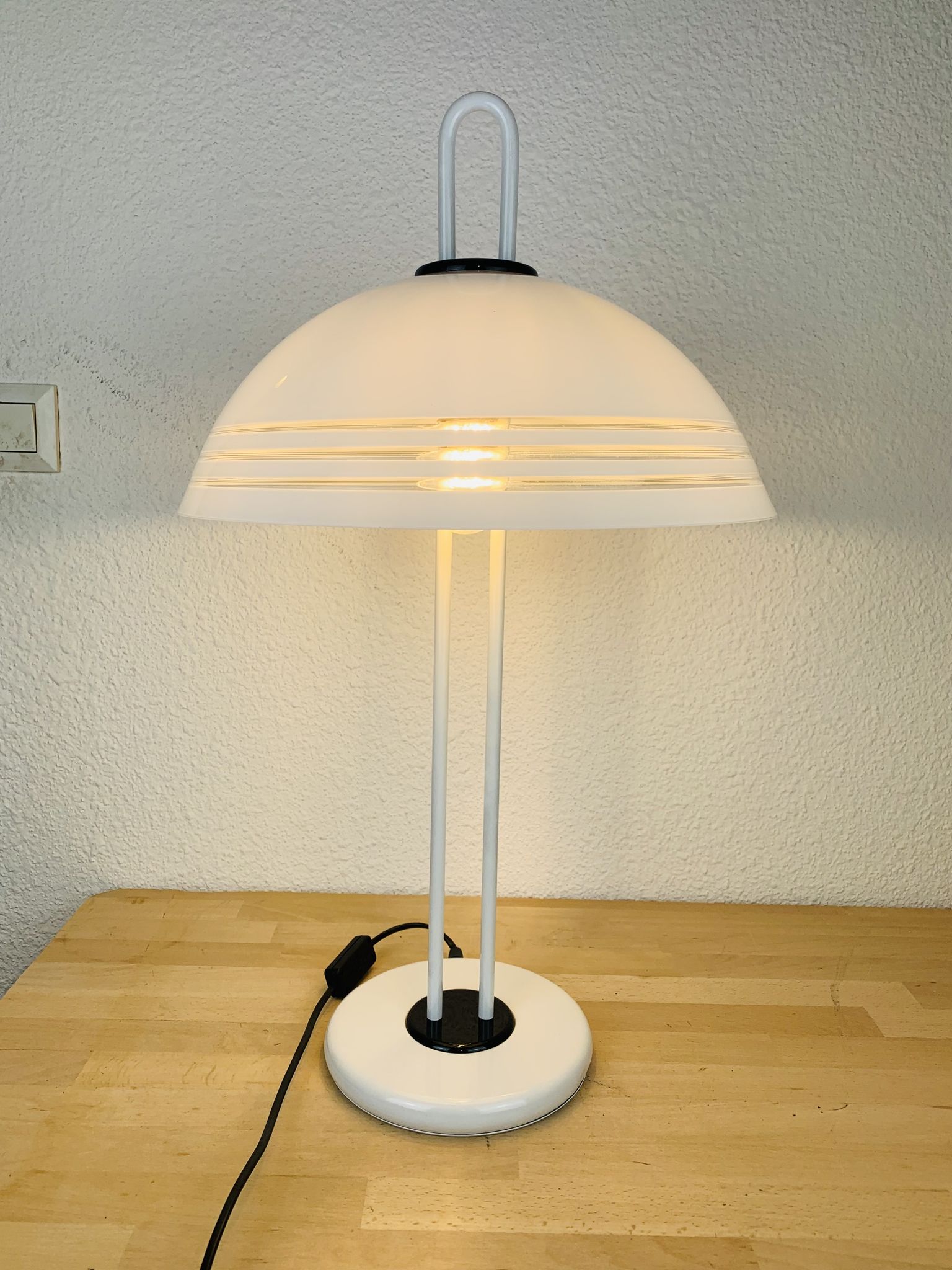 Lampe champignon Wessel Herford années 80 memphis