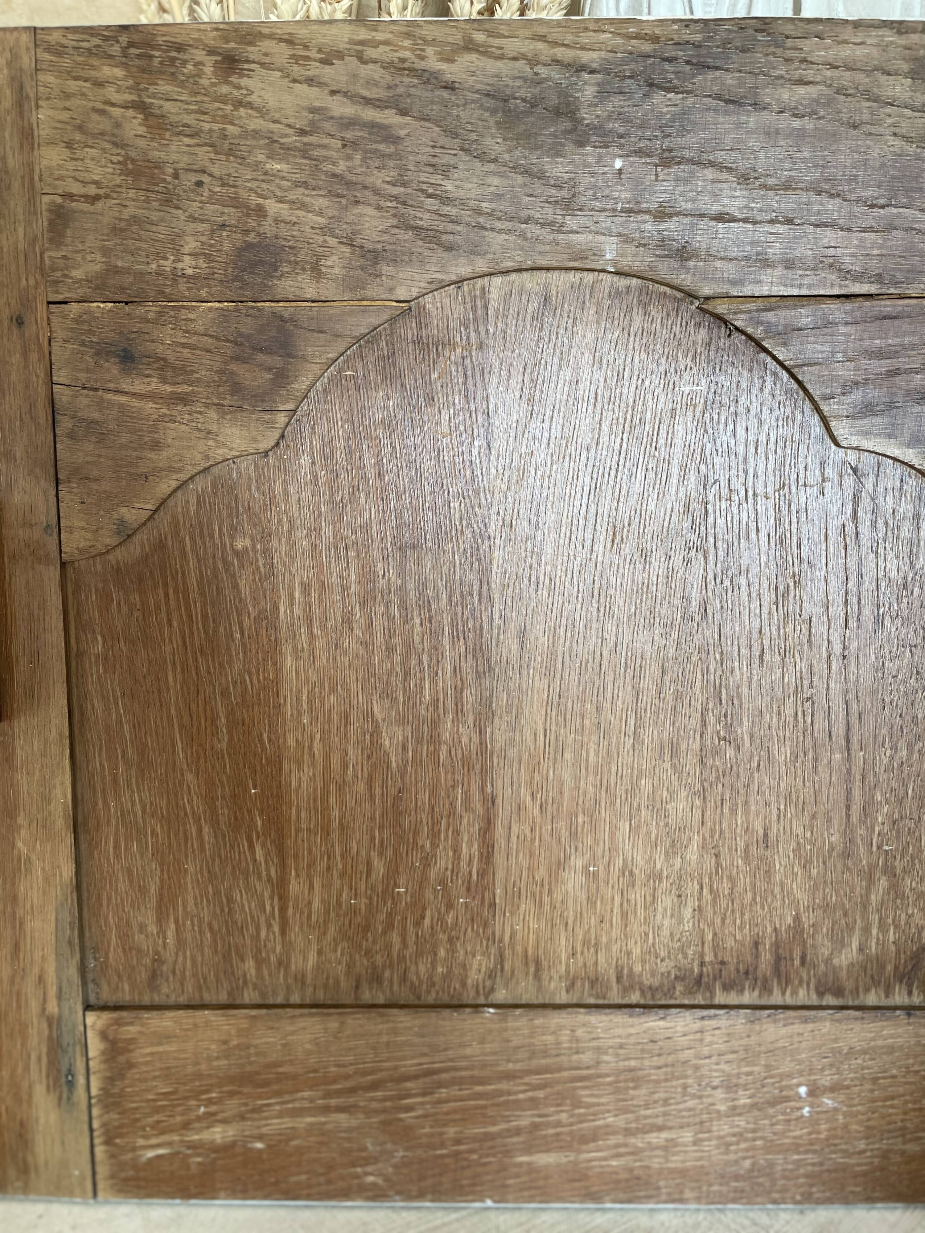 Gray patina woodwork door