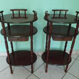 Telephone extra cabinet, wooden, 3 trays, 1 drawer