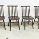 Lot de 4 chaises swr fanett de Ilmari Tapiovaara
