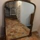 Large gilded mirror with pediment