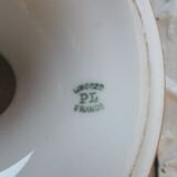 Porcelain compotier of Limoges golden border