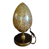 Lampe de table Candia papillon en verre Loetz
