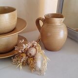 Stoneware milk jug pitcher