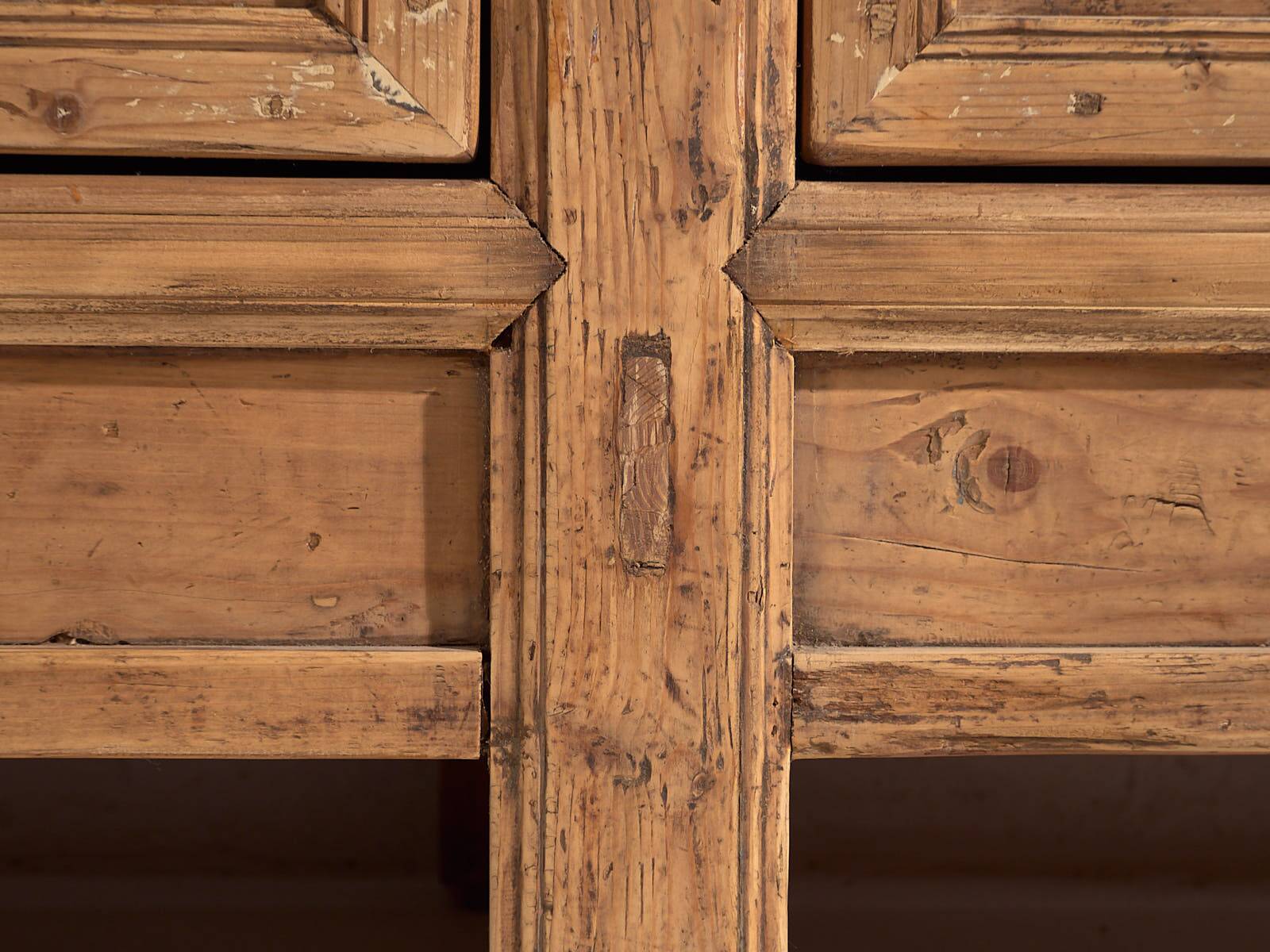 Antique Chinese three-door sideboard (circa 1900) #63