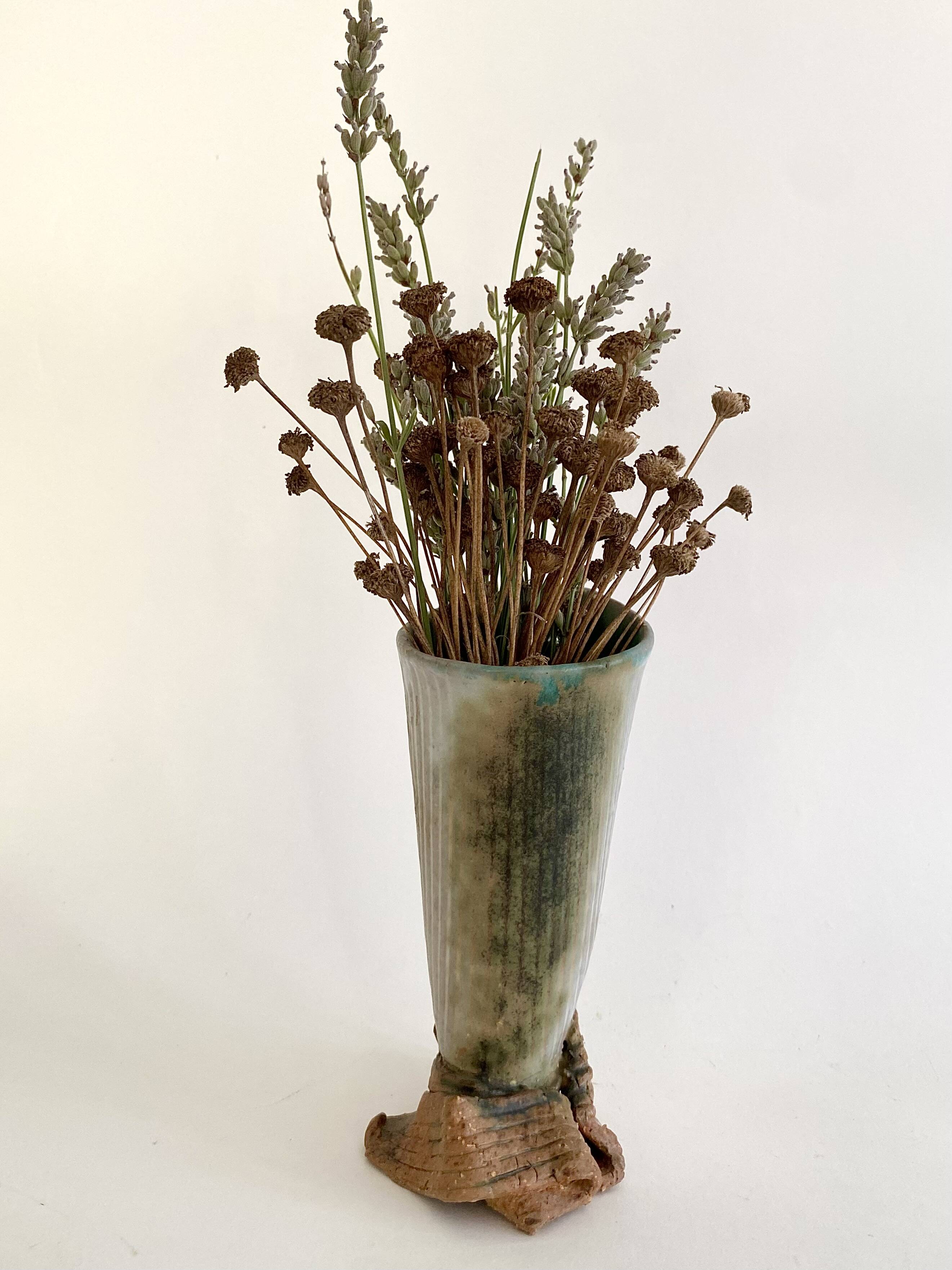 Vase brutaliste années 70