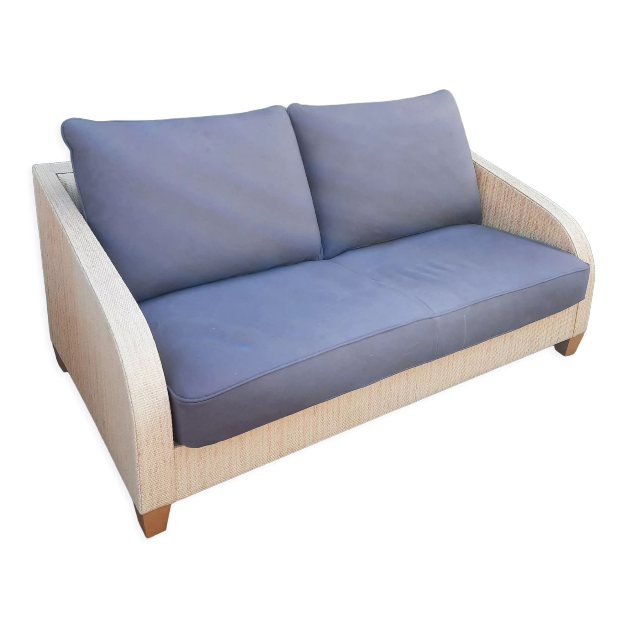 Yamakado hiroyuki sofa in woven wicker