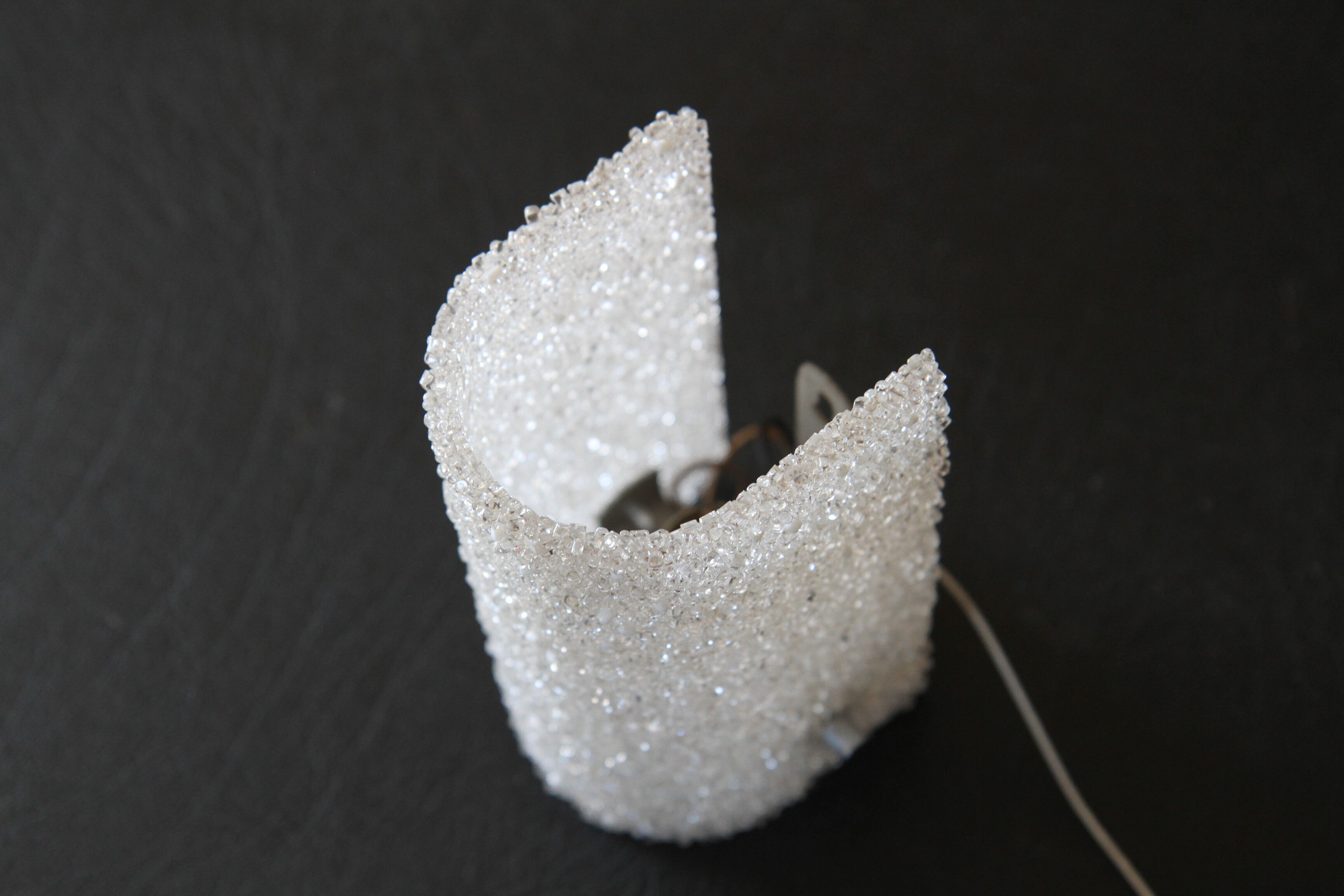 Vintage wall sconce in perspex from the 60s