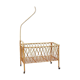 Bed cradle 60s rattan
