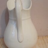 Antique pitcher pitcher in white porcelain