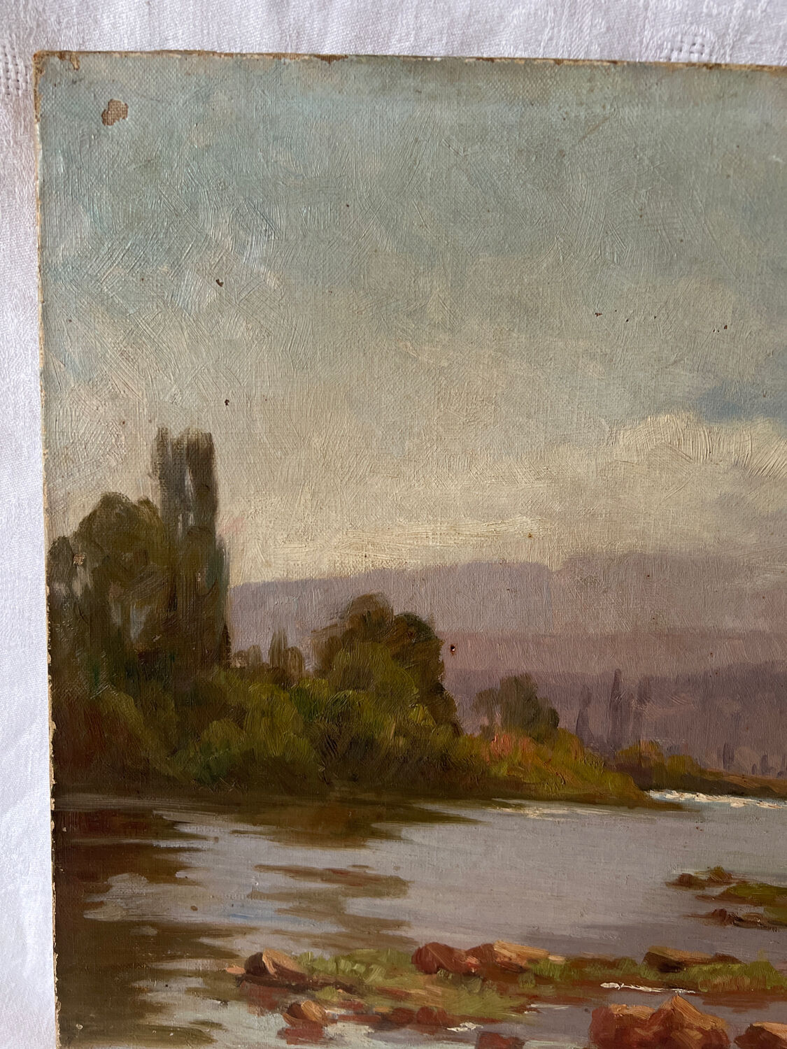 Landscape, oil on canvas