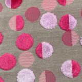 2/3-seat bench covered with Manuel Canovas fabric