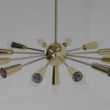 Lustre Spoutnik space age, Tchécoslovaquie, années 1960