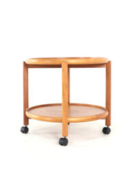 Danish Trolley with Removable Tray - teak