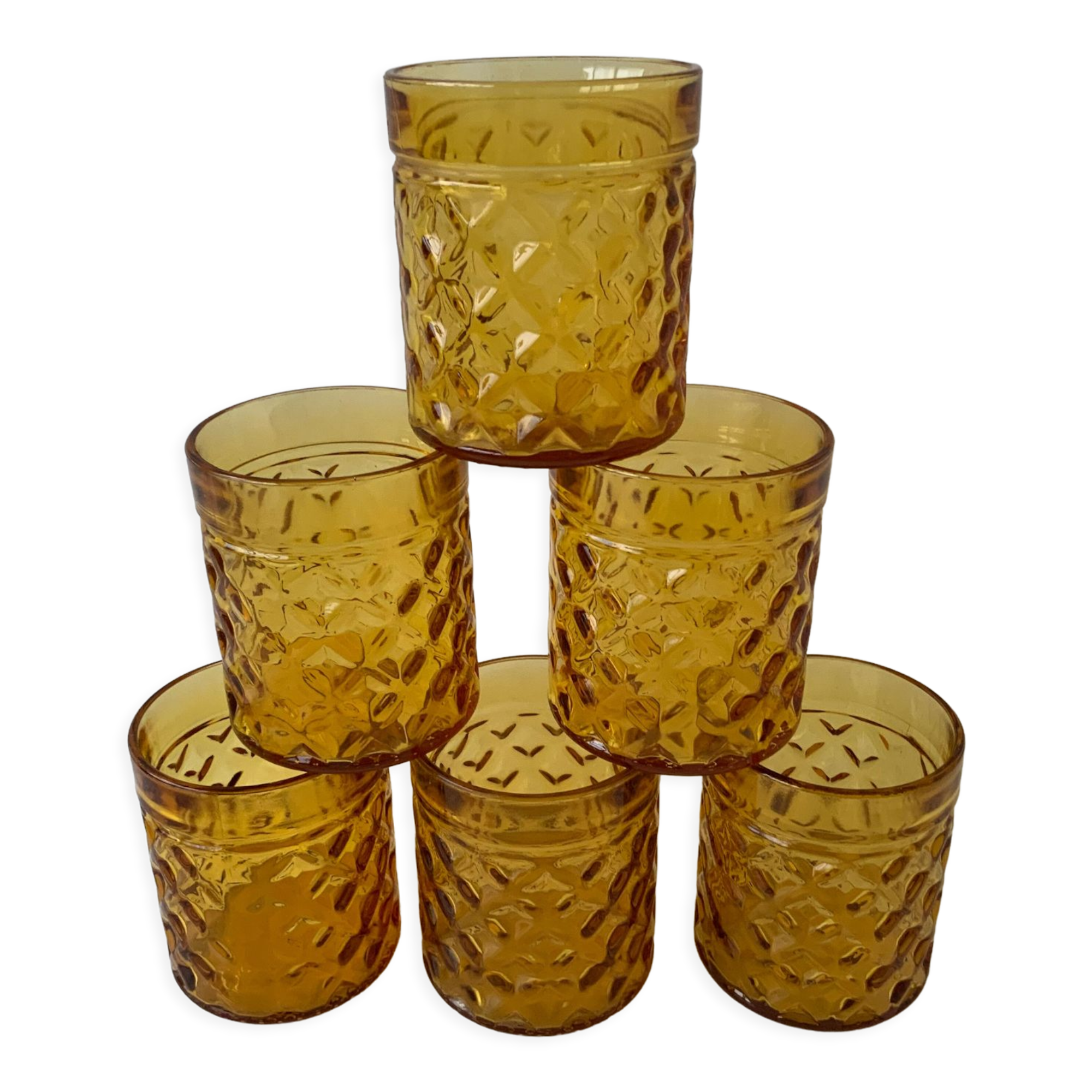 Pineapple glasses Selency x Monoprix Croisé Laroche