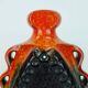 exceptional CANDLE HOLDER bay ceramic model no. 319 25 orange and black