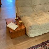 Vintage wooden toolbox chest