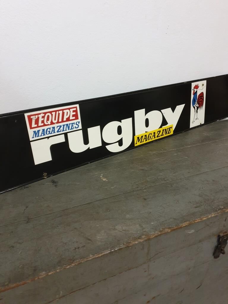Equipe Magazine advertising plate