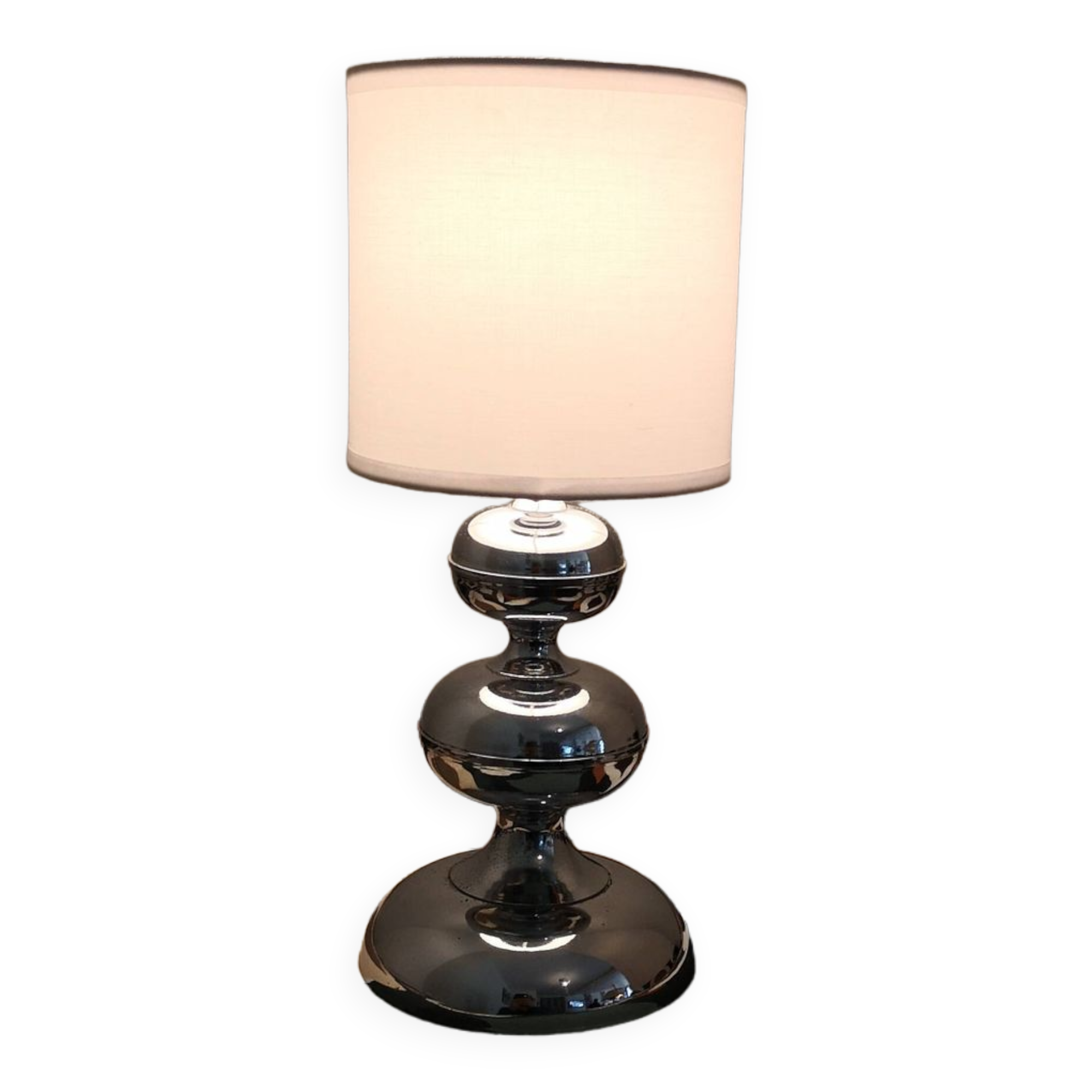 Space age '70 chrome lamp